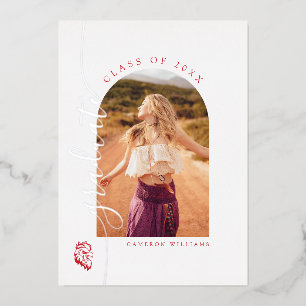 Abschlussfeier der Jacksonville State University Folieneinladung