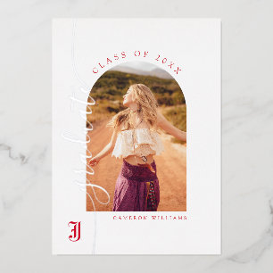 Abschlussfeier der Jacksonville State University Folieneinladung