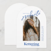 Abschlussfeier der Kettering University Einladung (Vorne/Hinten)