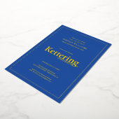 Abschlussfeier der Kettering University Folieneinladung (Gedreht)
