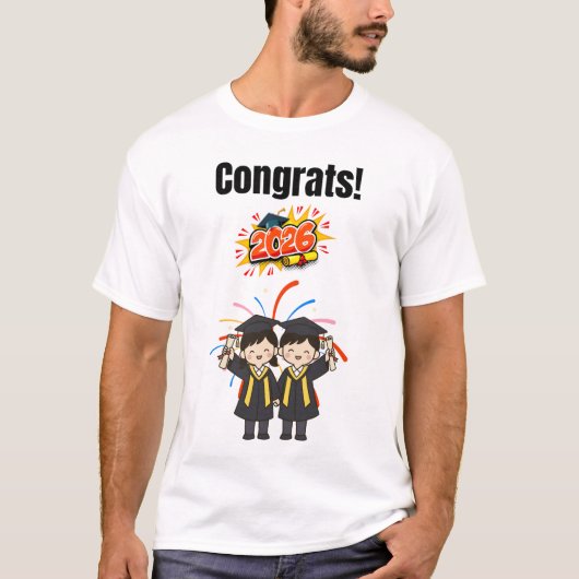 Abschlussfeier der Klasse 2026 T-Shirt (Vorderseite)