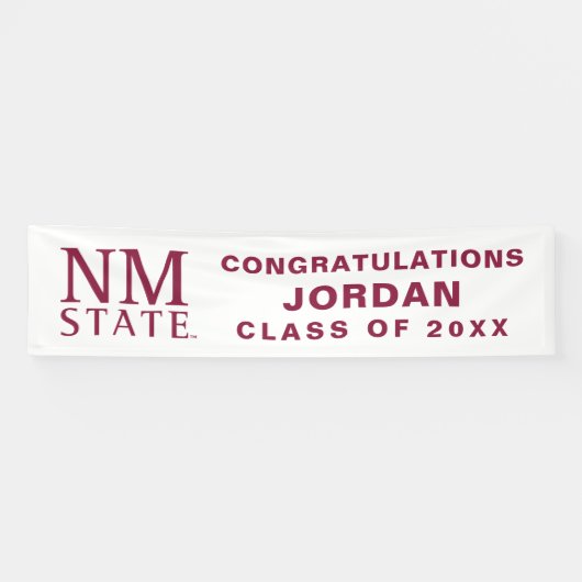 Abschlussfeier der New Mexico State University Banner (Horizontal)