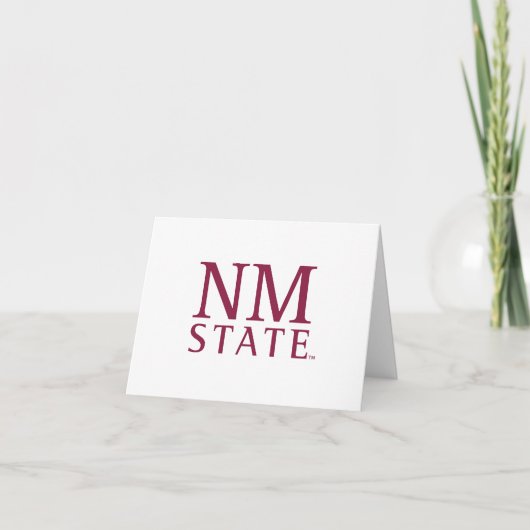 Abschlussfeier der New Mexico State University Dankeskarte (Vorderseite)