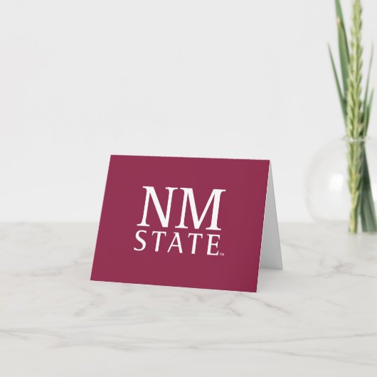 Abschlussfeier der New Mexico State University Dankeskarte (Vorderseite)
