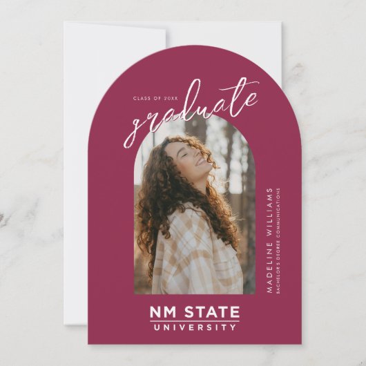 Abschlussfeier der New Mexico State University Einladung (Vorderseite)