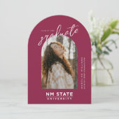 Abschlussfeier der New Mexico State University Einladung (Stehend Vorderseite)