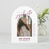 Abschlussfeier der New Mexico State University Einladung (Stehend Vorderseite)