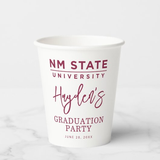 Abschlussfeier der New Mexico State University Pappbecher (Vorderseite)