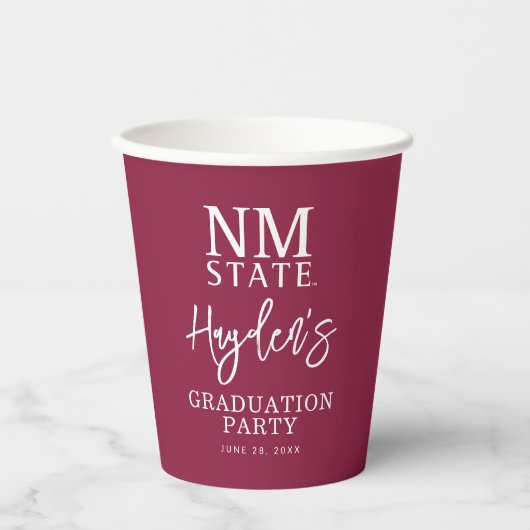 Abschlussfeier der New Mexico State University Pappbecher (Vorderseite)