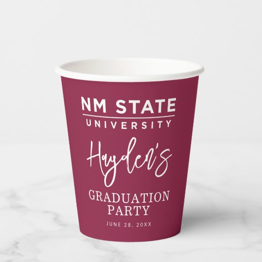 Abschlussfeier der New Mexico State University Pappbecher (Vorderseite)