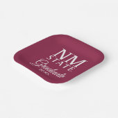 Abschlussfeier der New Mexico State University Pappteller (Gewinkelt)