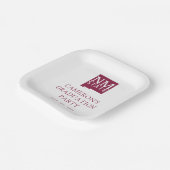 Abschlussfeier der New Mexico State University Pappteller (Gewinkelt)