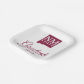 Abschlussfeier der New Mexico State University Pappteller (Gewinkelt)