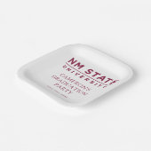 Abschlussfeier der New Mexico State University Pappteller (Gewinkelt)