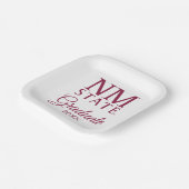 Abschlussfeier der New Mexico State University Pappteller (Gewinkelt)
