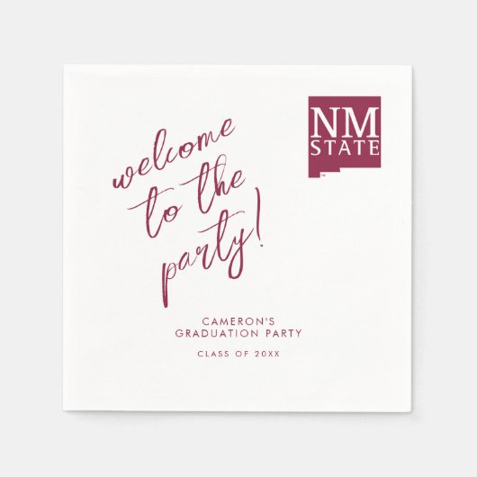 Abschlussfeier der New Mexico State University Serviette (Vorderseite)