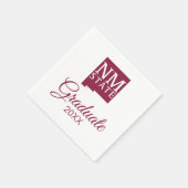 Abschlussfeier der New Mexico State University Serviette (Ecke)
