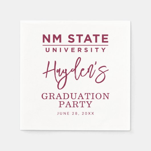 Abschlussfeier der New Mexico State University Serviette (Vorderseite)