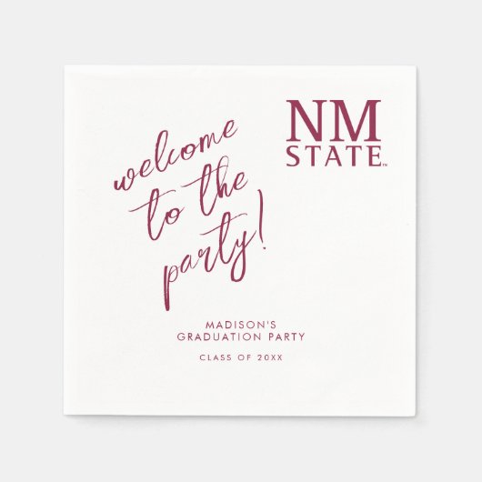Abschlussfeier der New Mexico State University Serviette (Vorderseite)