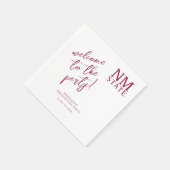 Abschlussfeier der New Mexico State University Serviette (Ecke)