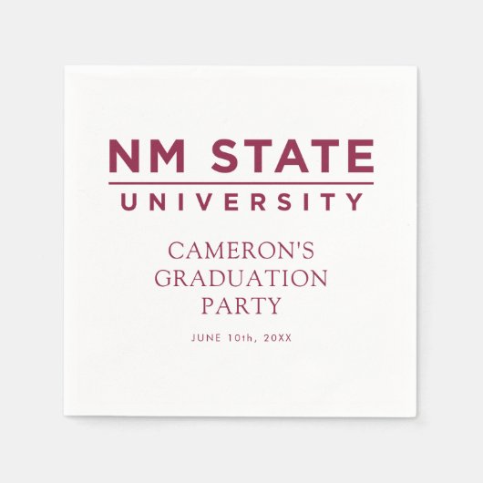 Abschlussfeier der New Mexico State University Serviette (Vorderseite)