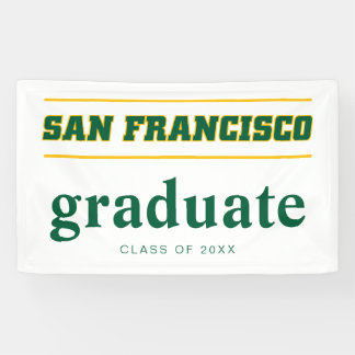 Abschlussfeier der Universität von San Francisco Banner