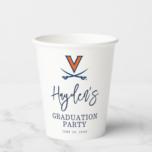 Abschlussfeier der University of Virginia Pappbecher (Vorderseite)