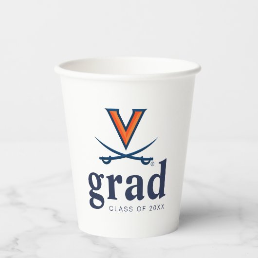 Abschlussfeier der University of Virginia Pappbecher (Vorderseite)