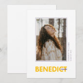 Abschlussfeier des Benedict College Ankündigung (Vorne/Hinten)