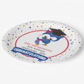Abschlussfeier des Blue Owl Kindergartens Pappteller (Schrägansicht)
