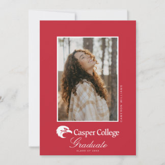 Abschlussfeier des Casper College Ankündigung