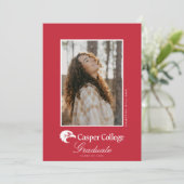 Abschlussfeier des Casper College Ankündigung (Stehend Vorderseite)