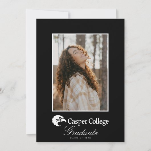 Abschlussfeier des Casper College Ankündigung (Vorderseite)