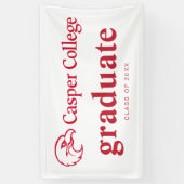 Abschlussfeier des Casper College Banner (Vertikal)