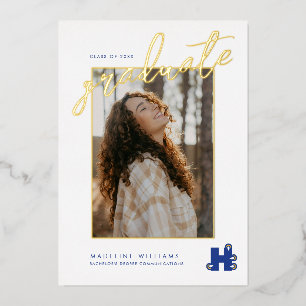 Abschlussfeier des Hilbert College Folieneinladung