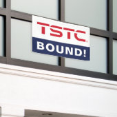Abschlussfeier des Texas State Technical College Banner (Äußeres Gebäude)
