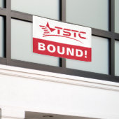 Abschlussfeier des Texas State Technical College Banner (Äußeres Gebäude)