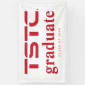 Abschlussfeier des Texas State Technical College Banner (Vertikal)