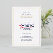 Abschlussfeier des Texas State Technical College Folieneinladung (Stehend vorne)