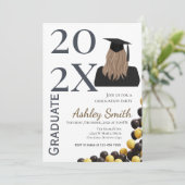 Abschlussfeier Einladung (Stehend Vorderseite)