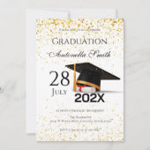 Abschlussfeier  einladung (Vorderseite)