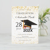 Abschlussfeier  einladung (Stehend Vorderseite)