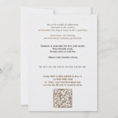 🎓Abschlussfeier-Einladung mit QR-Code Klassenjahr Einladung (Rückseite)