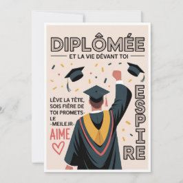 Abschlussfeier Einladungen 🎓 – Modern 
