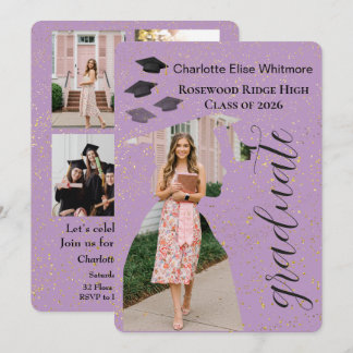 Abschlussfeier Einladungskarte Einladung