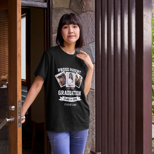 Abschlussfeier-Eltern 3-Foto-Collage T-Shirt
