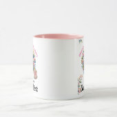 Abschlussfeier & Geburtstagsfeier Florales Design Tasse (Zentrum)
