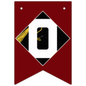 Abschlussfeier Girlanden Flaggen (Zweite Fahne)
