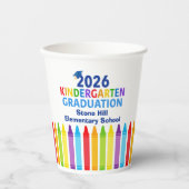 Abschlussfeier im Kindergarten 2026 - Benutzerdefi Pappbecher (Vorderseite)