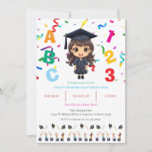 Abschlussfeier im Kindergarten Einladung (Vorderseite)